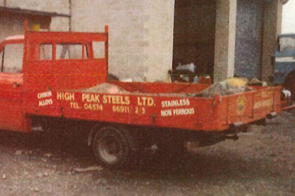 steel-stockholders-history2 Archive footage of High Peak Steels first truck in red