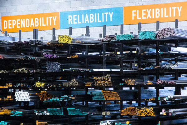 40-years-photos-steel Steel bars in a range of sizes and shapes