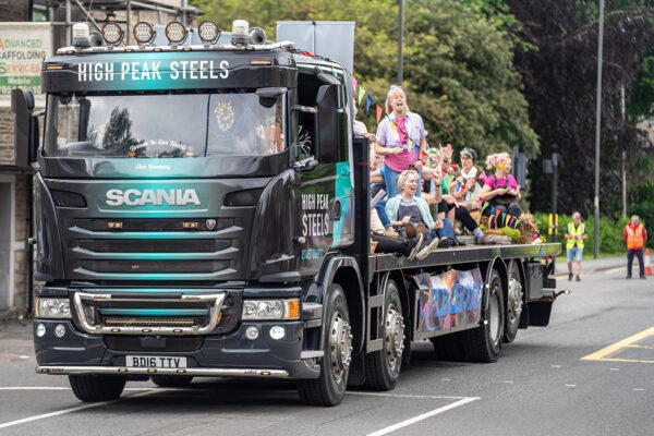 high-peak-steels-photos3 A High Peak Steels truck used as a float during a carnival